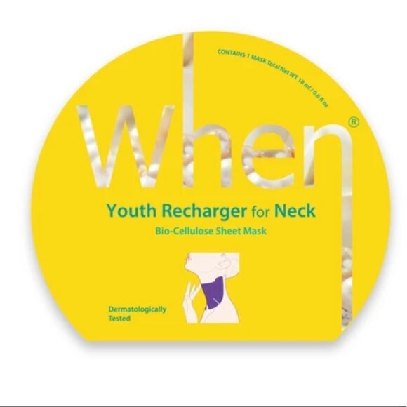 When Youth Recharger for Neck Bio Cellulose Mask - Picture 3 of 6